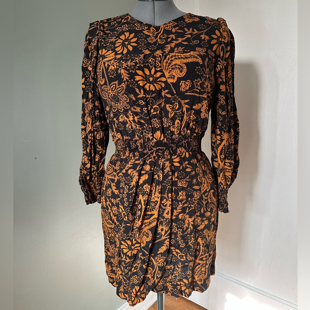 Zara floral mini dress size M